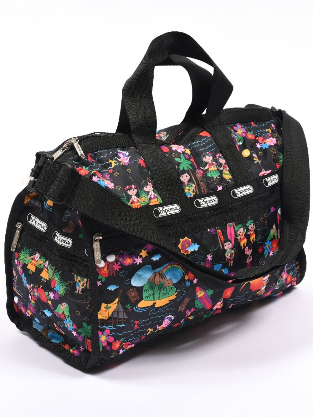 LeSportsac Disney It’s a Small World Polynesian Paradise Medium Weekender NWT